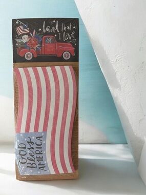 Clementine Patriotic Theme Magnetic Notepad Set